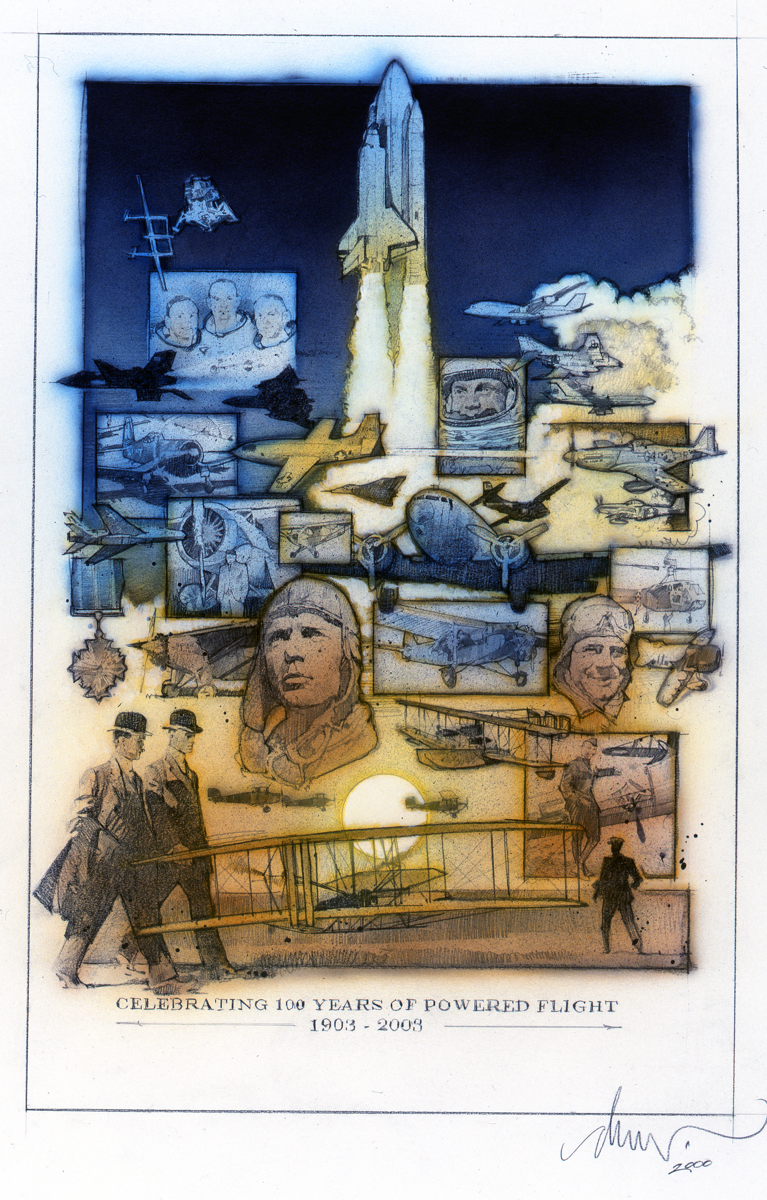 DREW STRUZAN ORIGINAL FULL COLOR ART — GALACTIC GALLERY